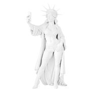 Limtula Sculpture Selfie Statue des libertés Modernes, 250e, White 8CM | Statue des Libertés Modernes avec Smartphone, Histoire de l ' Amérique Contemporaine; Ornement miniature drôle
