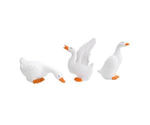 Limtula Statues de Cour de sauvagine, Ensemble de 3 Figurines d ' étang