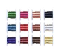 Limtula Sturdy Anodized Craft Wires 12 Gauge Multipurpose for Wrapping and Decoration 12 Color Craft Supplies Daily Use Colored Wire