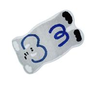 Limtula Tapis de sol en peluche pour chambre d'enfant avec fond antidérapant, facile à nettoyer, lavable, absorbant, tapis de bain antidérapant