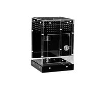 Limtula Terrarium pour Reptiles, boîte de conteneur pour Petits Animaux, mantes et Amphibiens, Observation Facile, Grands terrariums de Bureau pour Reptiles