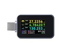 Limtula Testeur de USB C Portable avec écran LCD, Compteur de Puissance Multifonction 240W 50V, détecteur de Courant, Outil de de Dispositif USB C
