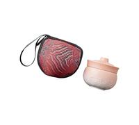 Limtula Théière en céramique et Tasse à thé Ensemble de Brassage Portable Accessoires de thé légers pour la randonnée et Le à Ensemble de Brassage Portable Facile à Utiliser Théière et Tasse en