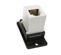 Limtula Threadeds RJ11 6P6C Coupleur de montage à brides pour lignes téléphoniques, télécopieurs et modems DSL