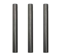 Limtula Tubes de réparation de Canne à pêche Creux en Carbone, 3 pièces, pour Fixation de Canne à pêche, avec Assemblage, Merveilleuse durabilité et Large adéquation, Tube de réparation de Canne à