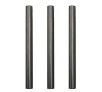 Limtula Tubes de réparation de Canne à pêche Creux en Carbone, 3 pièces, pour Fixation de Canne à pêche, avec Assemblage, Merveilleuse durabilité et Large adéquation, Tube de réparation de Canne à