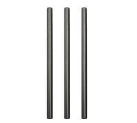 Limtula Tubes de réparation de Canne à pêche Creux en Carbone, 3 pièces, pour Fixation de Canne à pêche, avec Assemblage, Merveilleuse durabilité et Large adéquation, Tube de réparation de Canne à