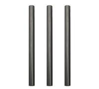 Limtula Tubes de réparation de Canne à pêche Creux en Carbone, 3 pièces, pour Fixation de Canne à pêche, avec Assemblage, Merveilleuse durabilité et Large adéquation, Tube de réparation de Canne à