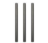 Limtula Tubes de réparation de Canne à pêche Creux en Carbone, 3 pièces, pour Fixation de Canne à pêche, avec Assemblage, Merveilleuse durabilité et Large adéquation, Tube de réparation de Canne à