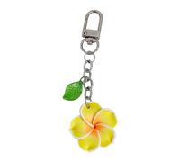 Limtula Œufs de dessin animé vif Chaîne de clés à fleurs Matériaux acryliques robustes Sac Charme pour clés Sacs à dos Cadeau Femmes Enfants Enfants Couleur vive Porte-clés, jaune, taille unique