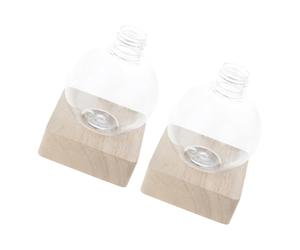 Limtula Vases en verre hydroponique illuminés par LED pour observer la propagation des racines et créer des ambiances nocturnes vases hydroponiques LED
