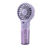 Limtula Ventilateur de brumisation portatif, ventilateur de refroidissement pour maquillage et voyage, brumisateur d ' eau Rechargeable, 4 vitesses, 500mah