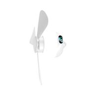 Limtula Ventilateur de Camping sans Fil Rechargeable par USB Ventilateur de Plafond de Tente Portable avec lumière Lame Amovible Suspendue pour Tente extérieure Bureau USB Portable avec veilleuse LED
