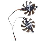 Limtula Ventilateur de Carte vidéo 80mm 4 Broches, Installation Facile | Remplacement du ventilateur de refroidissement à gestion thermique pour accessoires de carte graphique RX580 2048