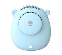 Limtula Ventilateur de cou portable 1200 mAh rechargeable par USB pour activités de plein air pour enfants, garçons et filles, ventilateur de cou pour femmes, enfants, portable, rechargeable, mains