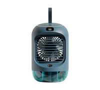 Limtula Ventilateur portable rechargeable 3 couleurs pour étudiant avec tête secouée par USB