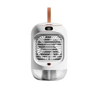 Limtula Ventilateur portable rechargeable 3 couleurs pour étudiant avec tête secouée par USB