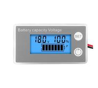 Limtula Voltmètre numérique à Deux Fils DC8-100 V avec Affichage en pourcentage rétroéclairé VoltTester Jauge VoltmètreMonitor Testeur de Panneau de Tension