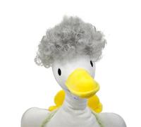 Limtula Wigs Pet Wigs Organismes D'oies Coiffure AFROS Design Headcover pour Les Propriétaires Amusants Et Les Perruques De Photographie D'oies De Canard