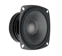 Limtula Woofer à membrane en tissu pare-balles haute puissance de 10,2 cm avec structure renforcée et contour en caoutchouc anti-résonance