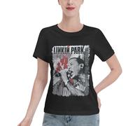 Lin-kin Rock *Park- Chester Singer Benning*ton T-shirt pour femme imprimé graphique tendance chemises à manches courtes T-shirts d'été décontractés pour les fans Cadeau, Linkin Park-14, M