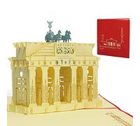 LIN - Pop Up 3D Carte de voeux, Porte de Brandebourg, (#172)