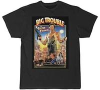 LIN50YIIY Big Trouble in Little China Men's Short Sleeve T Shirt Black Manches Courtes(Medium)