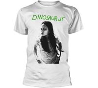 LIN50YIIY Dinosaur Jr Men's Green Mind T-Shirt White Officially Licensed Merchandise Manches Courtes(X-Large)