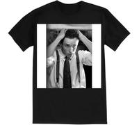 LIN50YIIY Eddie Redmayne - Premium Men's Crewneck T-Shirt Manches Courtes(3X-Large)