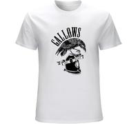 LIN50YIIY Gallows Grey Britain T-Shirt Death Birth Orchestra Wolves White Manches Courtes(XX-Large)