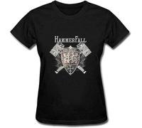LIN50YIIY GHJKL Am Beverly Russell Women's HammerFall Mens t Shirts Black Manches Courtes(XX-Large)