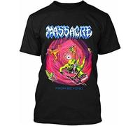 LIN50YIIY Massacre from Beyond T-Shirt Black Manches Courtes(Medium)