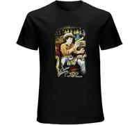 LIN50YIIY Men's Chalino Sanchez Fan Music Lover T Shirt Black Manches Courtes(Medium)