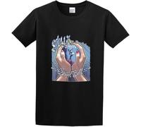 LIN50YIIY Men's Styx Crystal Ball Album Cover Art Concert Tour Merch T-Shirt Black Manches Courtes(XX-Large)