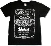 LIN50YIIY Miss May I Lion T Shirt Short Sleeve Manches Courtes(Large)