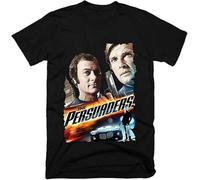 LIN50YIIY The Persuaders TV Series 1971-1972 Comedy Mens T-Shirt Black Manches Courtes(XX-Large)