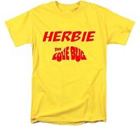 LIN50YIIY Vintage Retro T-Shirt Herbie The Love Bug T-Shirt for Men Crew Neck Short Sleeve Top Manches Courtes(Small)