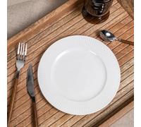 LINA Assiette Dessert en porcelaine ivoire D20 TABLE PASSION