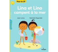 Lina et Lino campent à la mer - Jean Leroy - Milan Eds - Poche - Roman cadet