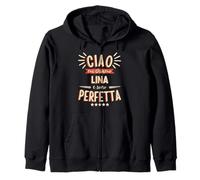 Lina Idea Regalo Personalizzata Amica Nome Divertente Sweat à Capuche