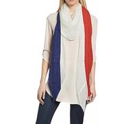 Lina & Lily Écharpe Foulard Femme Imprimé Drapeau (France)