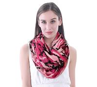 Lina & Lily écharpe tube snood à motif camouflage (Rose)