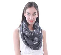 Lina & Lily écharpe tube snood à motif chien Anglais Springer Spaniel (Gris)