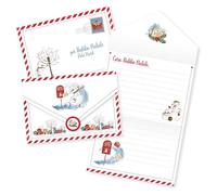 LINA OFFICINE GRAFICHE CREATIVE littérature pour Père Noël Bonhomme de Neige avec Boîte Lettres