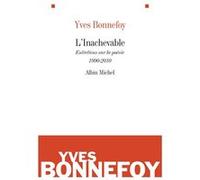 L'Inachevable Yves Bonnefoy (Auteur)