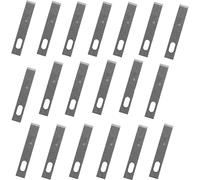 LinaLife Lot de 100 lames de rechange en acier inoxydable Excel Hobby #4 - Lame de rechange en acier au carbone - Outil de coupe pour découpe d'art, sculpture, scrapbooking