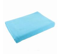 LINANDELLE - Drap de Plage Unis Coton Sun - Bleu - 100x180