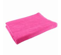 LINANDELLE - Drap de Plage Unis Coton Sun - Rose - 100x180