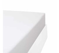 Linandelle - Drap Housse Coton 57 Fils en Molleton Flanelle TOUDOUX - Blanc - 80x200 cm