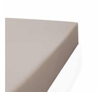 LINANDELLE - Drap Housse Coton 57 Fils en Molleton Flanelle TOUDOUX - Gris - 80x200